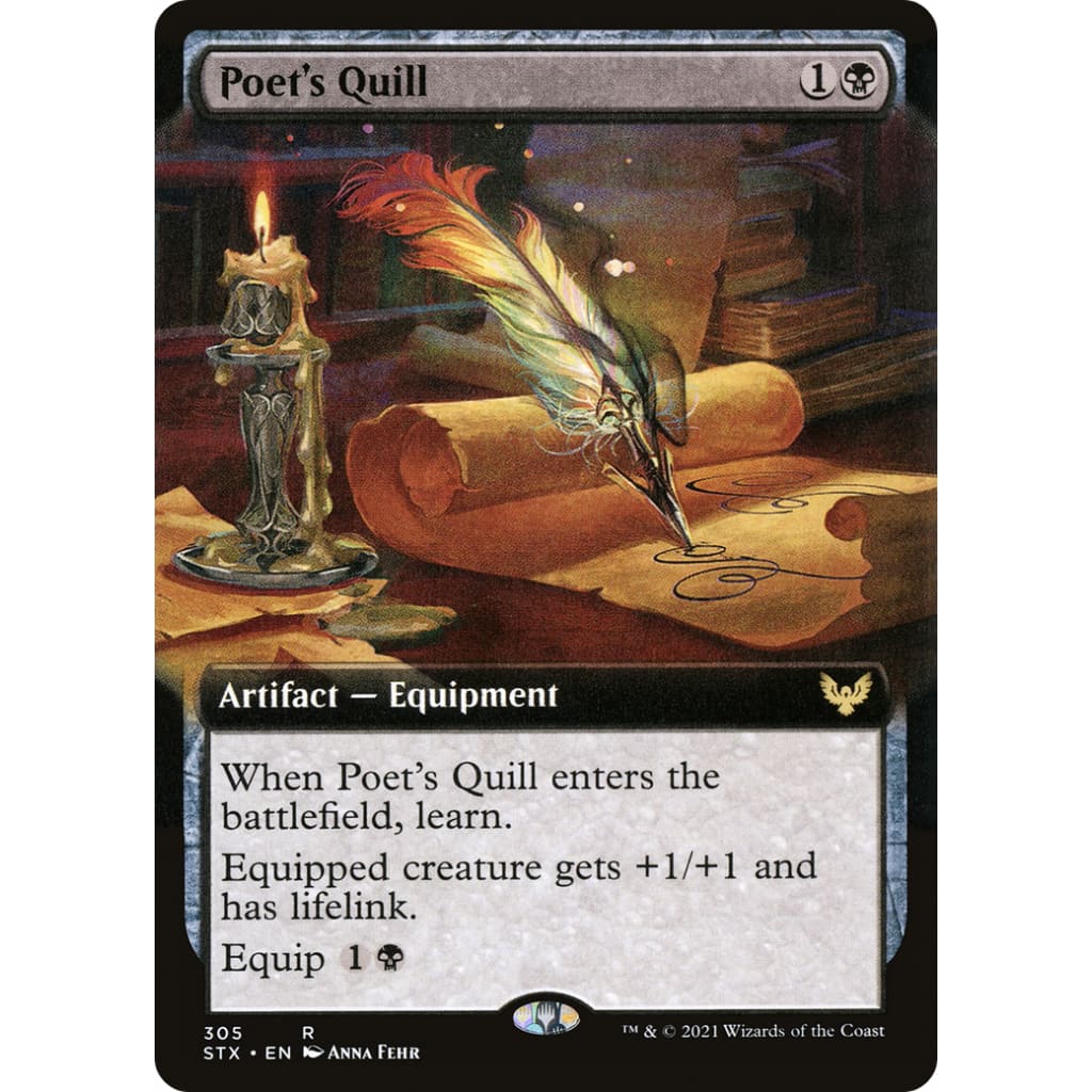 Poet's Quill (Extended Art) (STX-305): (Extended Art)