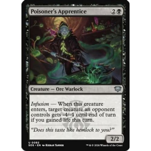 Poisoner's Apprentice (SOS-092) Foil