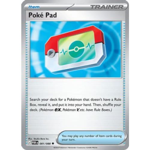 Poke Pad - 081/088 (81) Uncommon Reverse Holofoil