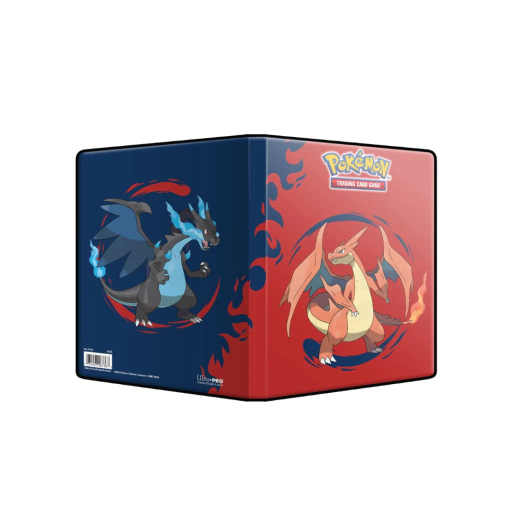 Pokemon - Ultra Pro 4-Pack Portfolio - Mega Charizard X & Mega Charizard Y