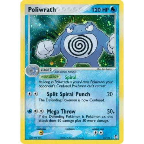 Poliwrath (11) Holo Rare