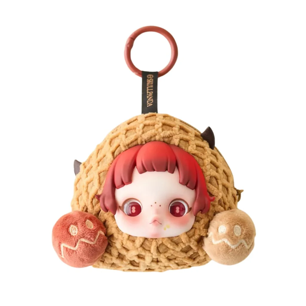 POP MART SKULLPANDA You Found Me! Series Punky Peanut Earbud Case Keychain