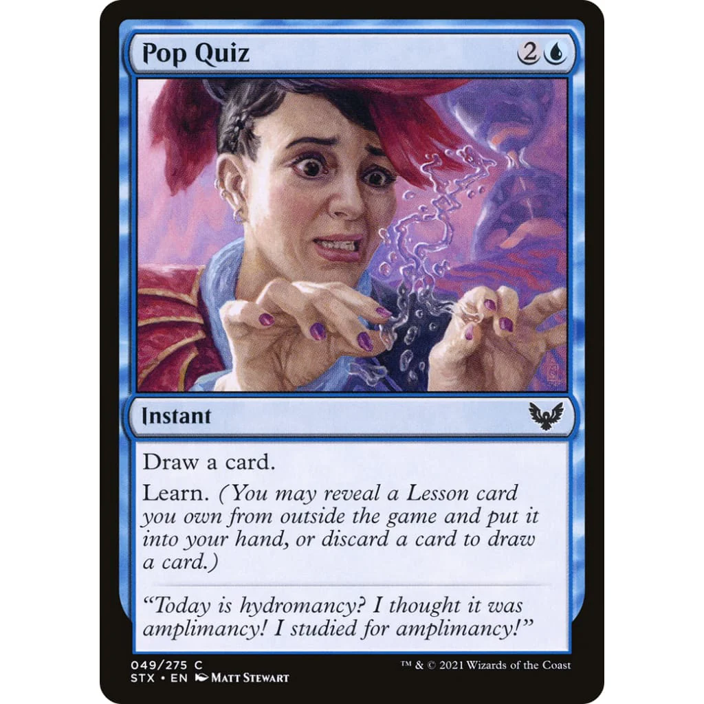 Pop Quiz (STX-049) Foil