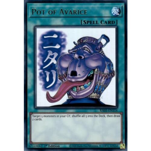 Pot of Avarice - RA05-EN114 Ultra Rare 1st Edition
