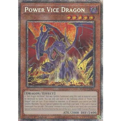Power Vice Dragon (Starlight Rare) - BLZD-EN002 Starlight Rare 1st Edition