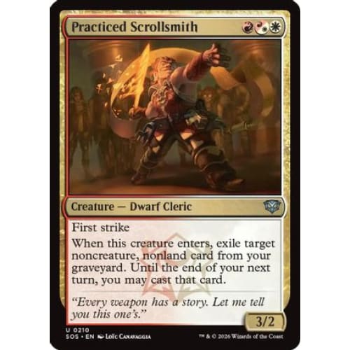 Practiced Scrollsmith (SOS-210) Foil