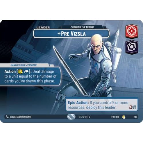 Pre Vizsla - Pursuing the Throne (Showcase) (267)  Foil