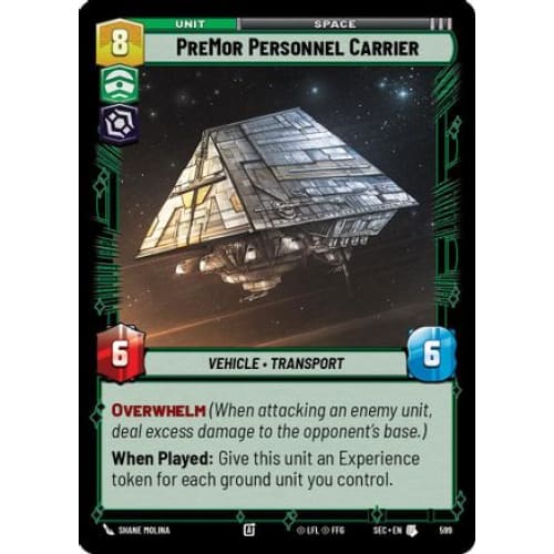 PreMor Personnel Carrier (Foil) (599)  Foil