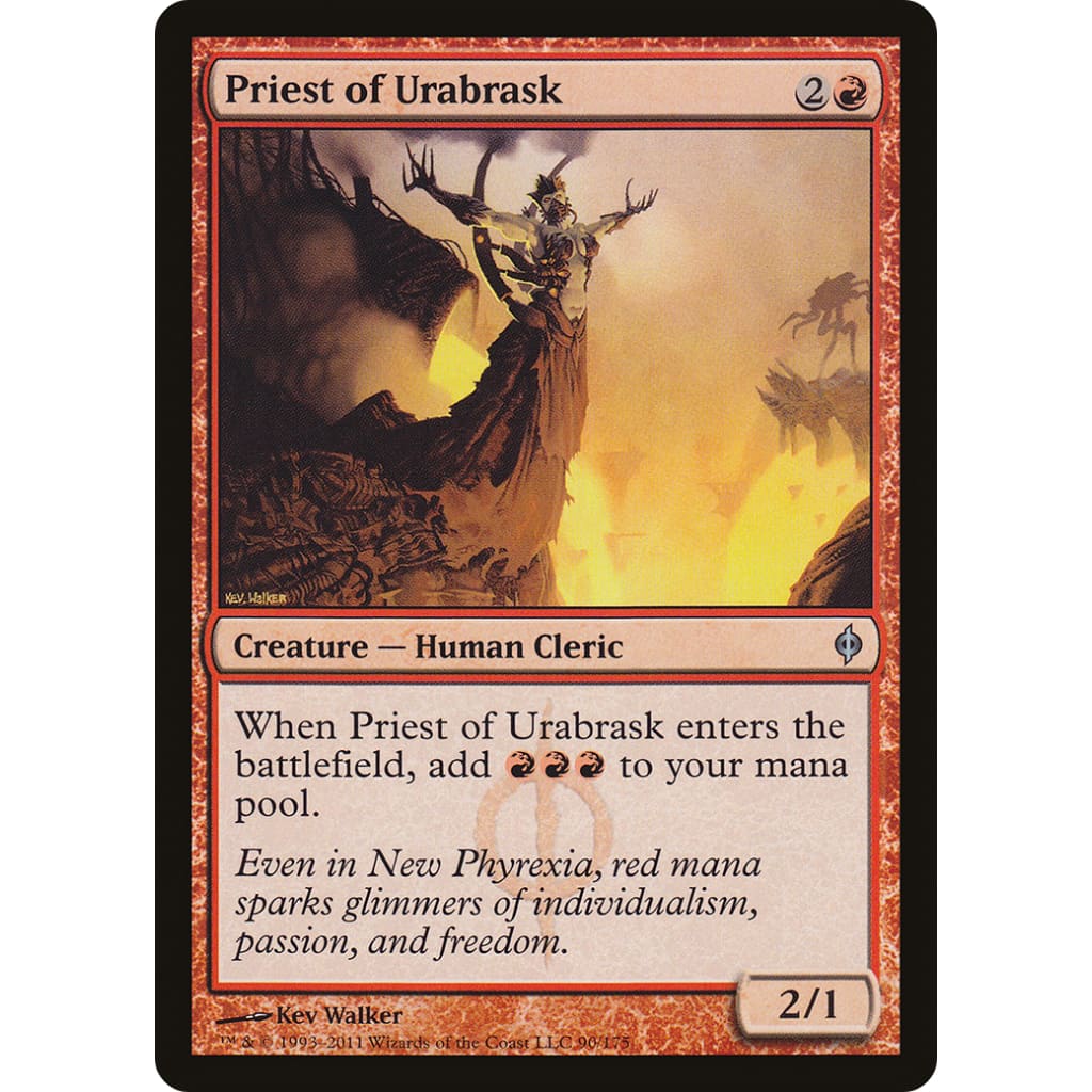 Priest of Urabrask (NPH-090) Foil