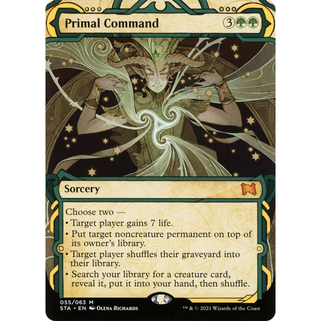 Primal Command (STA-055): (Showcase) (Borderless)