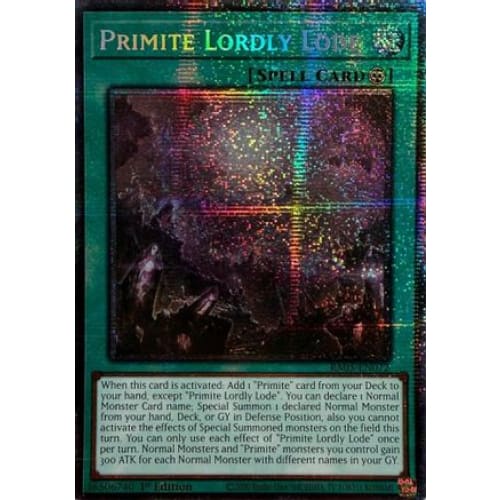 Primite Lordly Lode (Starlight Rare) - RA05-EN072 Starlight Rare 1st Edition