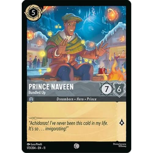 Prince Naveen - Bundled Up (173/204) - Winterspell Cold Foil