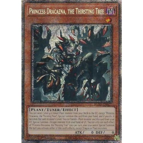 Princess Dracaena, the Thirsting Tree (Starlight Rare) - BLZD-EN027 Starlight Rare 1st Edition
