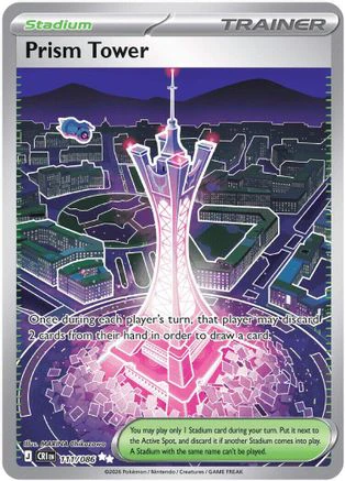 Prism Tower - 111/086 (111) Ultra Rare Holofoil