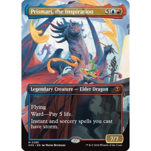 Prismari, the Inspiration (Borderless) (SOS-285) Foil