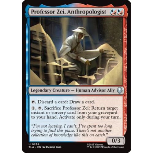 Professor Zei, Anthropologist (TLA-238)