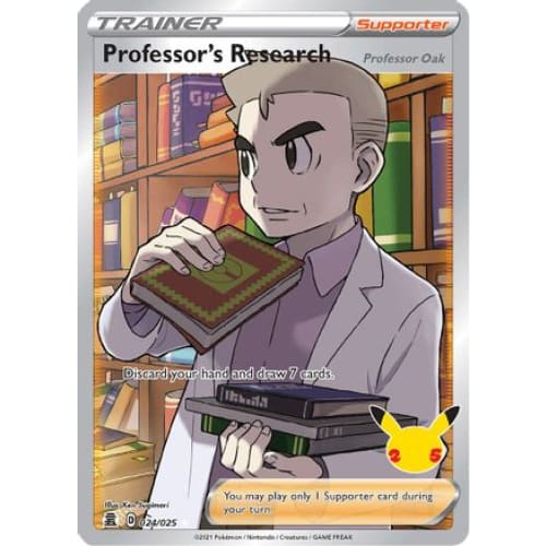 Professor's Research (Professor Oak) (24) Ultra Rare Holofoil