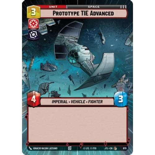 Prototype TIE Advanced (Hyperspace Foil) (870)  Foil