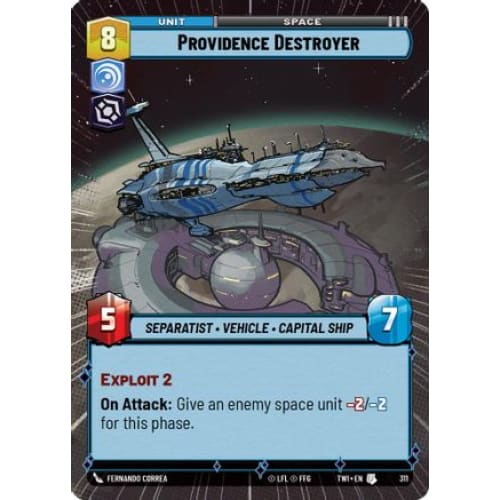 Providence Destroyer (Hyperspace) (311)  Foil