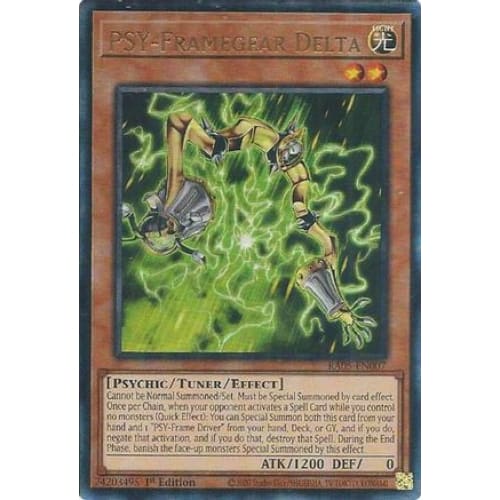 PSY-Framegear Delta (Ultimate Rare) - RA05-EN007 Ultimate Rare 1st Edition