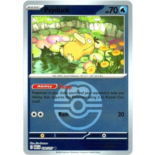 Psyduck - 039/217 (Love Ball) (39) Common Reverse Holofoil