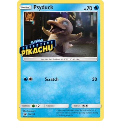 Psyduck - SM199 (Detective Pikachu Stamped) Promo
