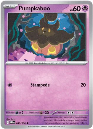 Pumpkaboo (40) Common Reverse Holofoil