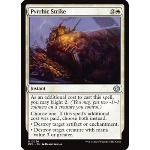 Pyrrhic Strike (ECL-030) Foil