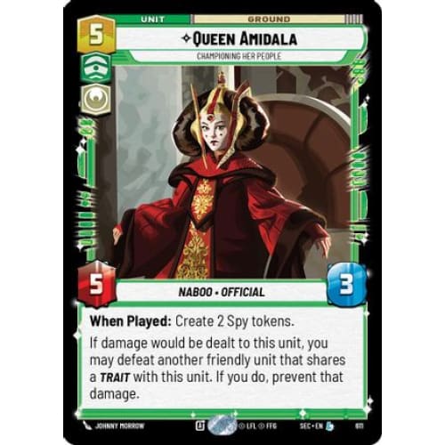 Queen Amidala - Championing Her People (Foil) (611)  Foil