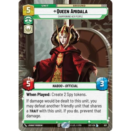 Queen Amidala - Championing Her People (Hyperspace Foil) (857)  Foil