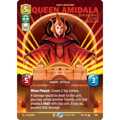 Queen Amidala - Championing Her People (Prestige Foil) (1084)  Foil