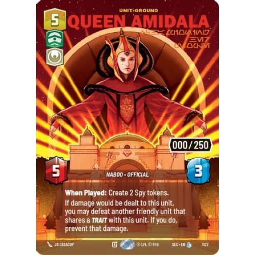 Queen Amidala - Championing Her People (Serialized) (1127)  Foil