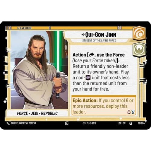 Qui-Gon Jinn - Student of the Living Force (016/264)