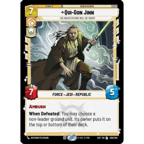 Qui-Gon Jinn - The Negotiations Will Be Short (200/264)