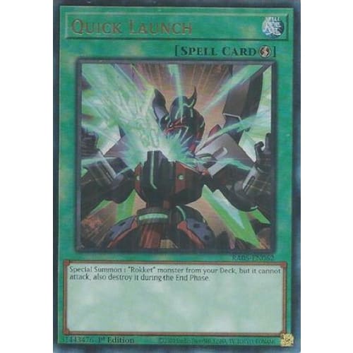 Quick Launch (Ultimate Rare) - RA05-EN062 Ultimate Rare 1st Edition