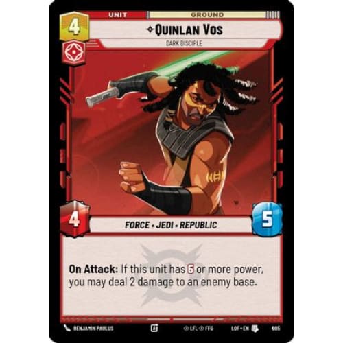 Quinlan Vos - Dark Disciple (Foil) (665)  Foil
