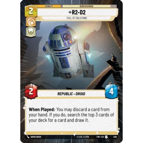 R2-D2 - Full of Solutions (Hyperspace) (458)  Foil