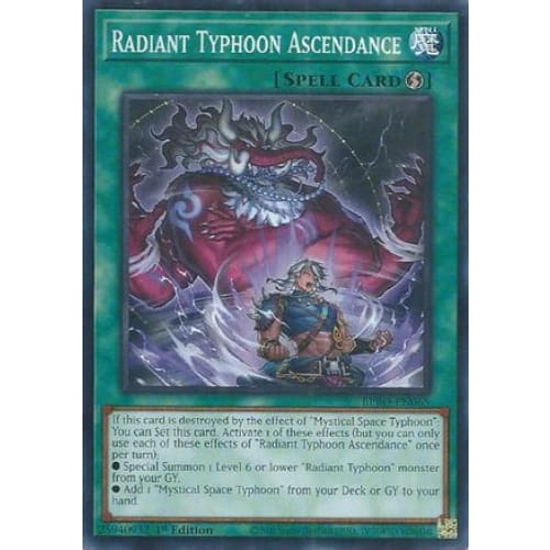 Radiant Typhoon Ascendance - BPRO-EN065 Common / Short Print 1st Edition
