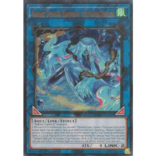 Radiant Typhoon Varuroon, the Marine Eidolon - BPRO-EN049 Ultra Rare 1st Edition
