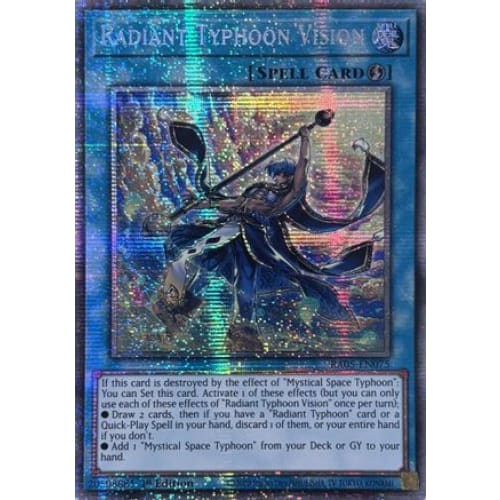 Radiant Typhoon Vision (Starlight Rare) - RA05-EN075 Starlight Rare 1st Edition