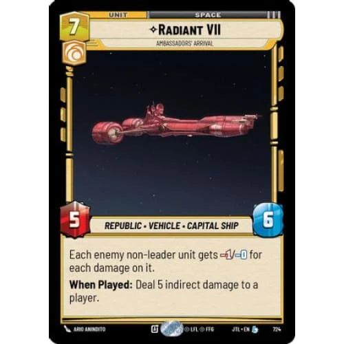 Radiant VII - Ambassadors' Arrival (Foil) (724)  Foil