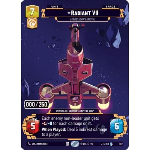 Radiant VII - Ambassadors' Arrival (Serialized) (1117)  Foil