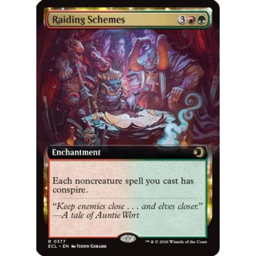 Raiding Schemes (Extended Art) (ECL-377) Foil