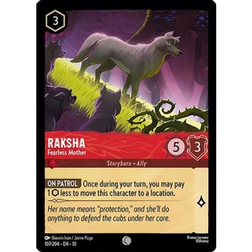 Raksha - Fearless Mother (107/204) - Whispers in the Well Cold Foil