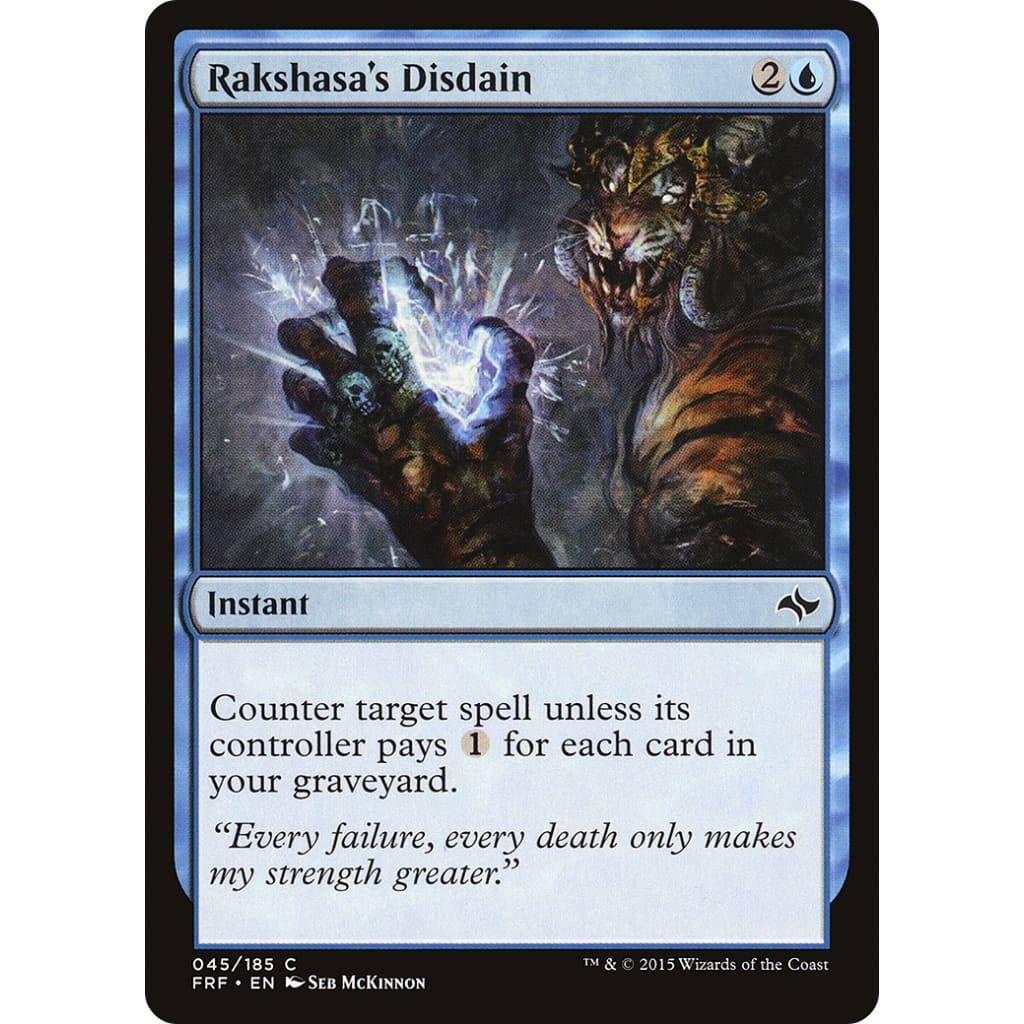Rakshasa's Disdain (FRF-045)
