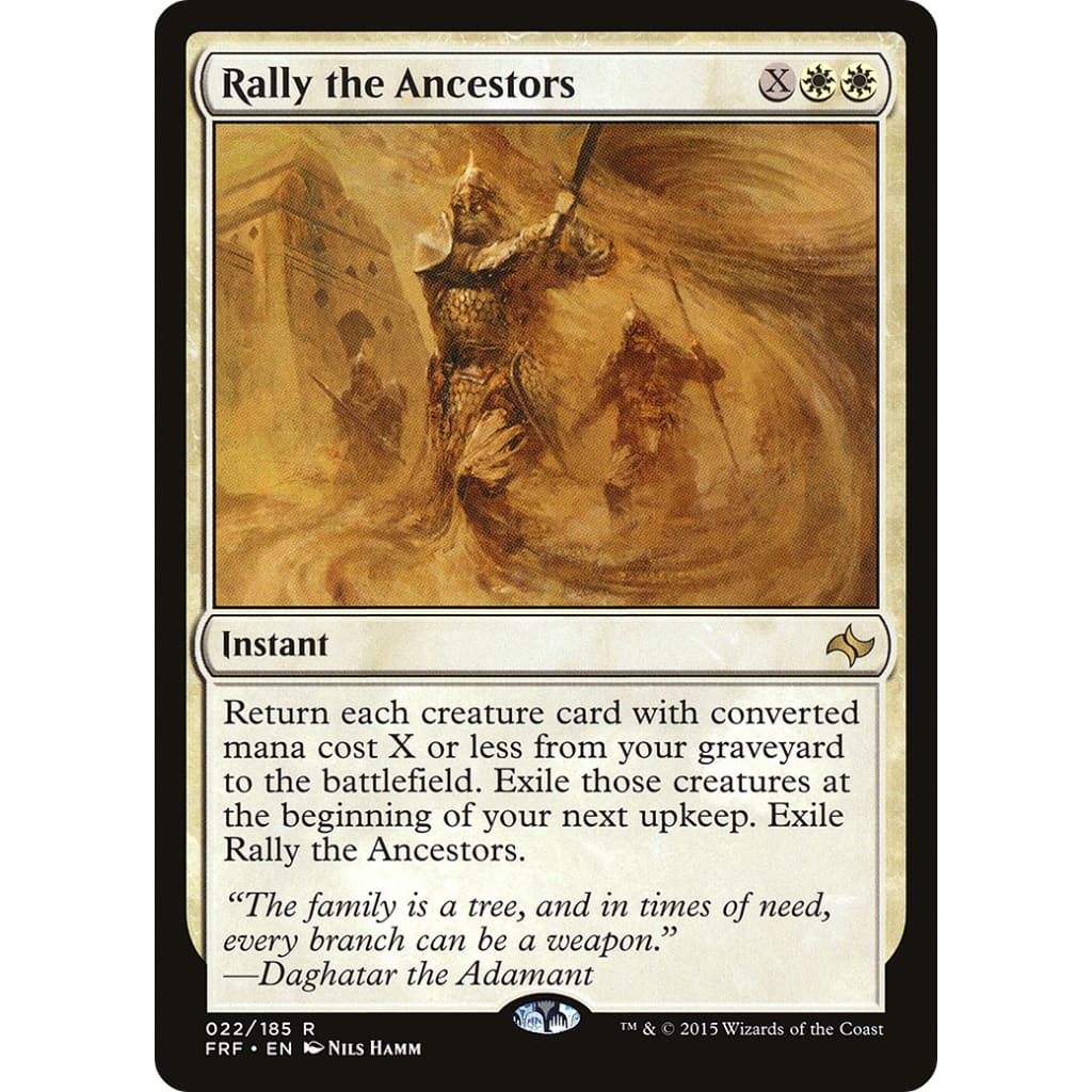 Rally the Ancestors (FRF-022) Foil