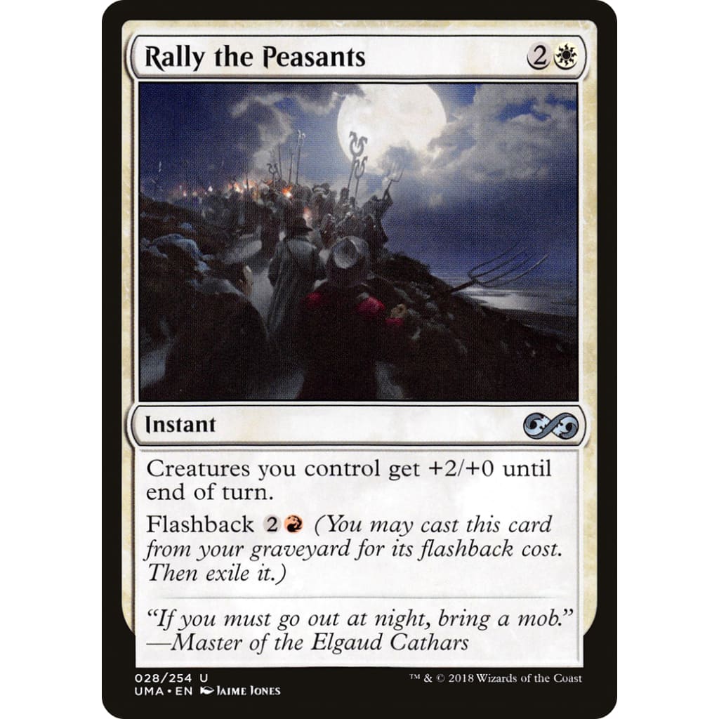 Rally the Peasants (UMA-028) Foil