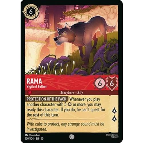 Rama - Vigilant Father (109/204) - Whispers in the Well Cold Foil