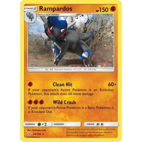 Rampardos (65) Holo Rare Holofoil
