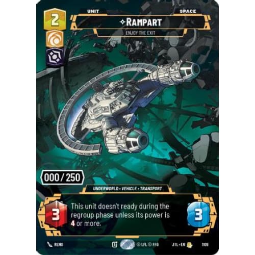 Rampart - Enjoy the Exit (Serialized) (1109)  Foil